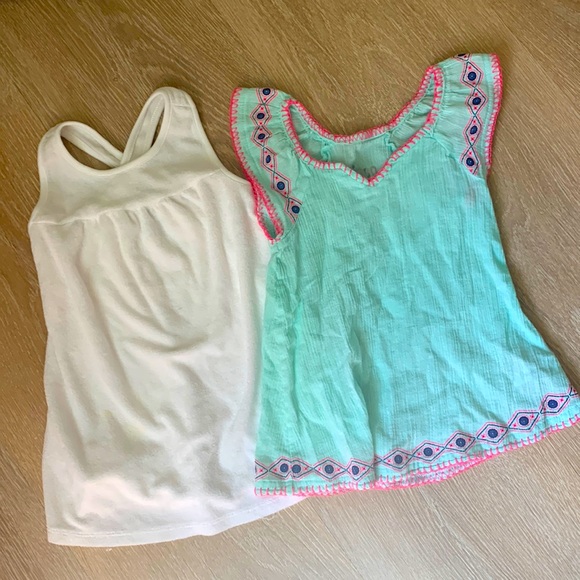 Toddler Girls Swim Coverup Dresses - Picture 1 of 6